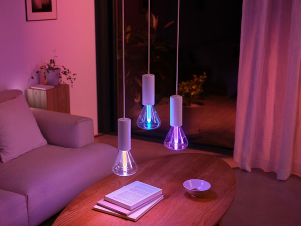 Hue Lightguide Triangle E27 White and Color Ambiance