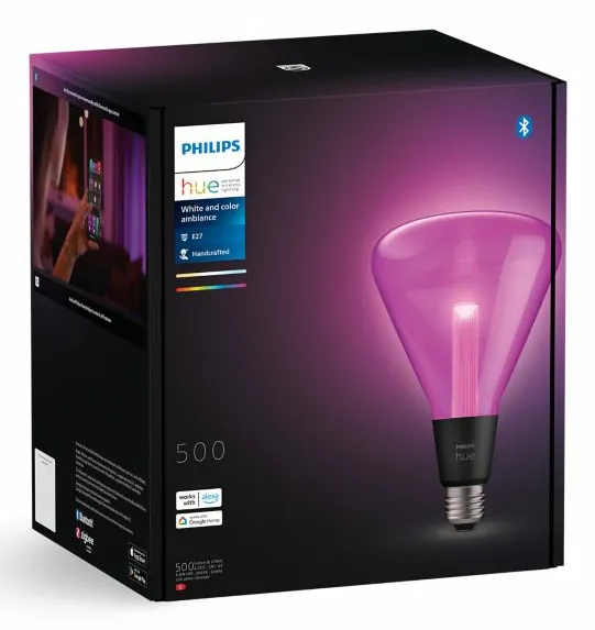 Hue Lightguide Triangle E27 White and Color Ambiance