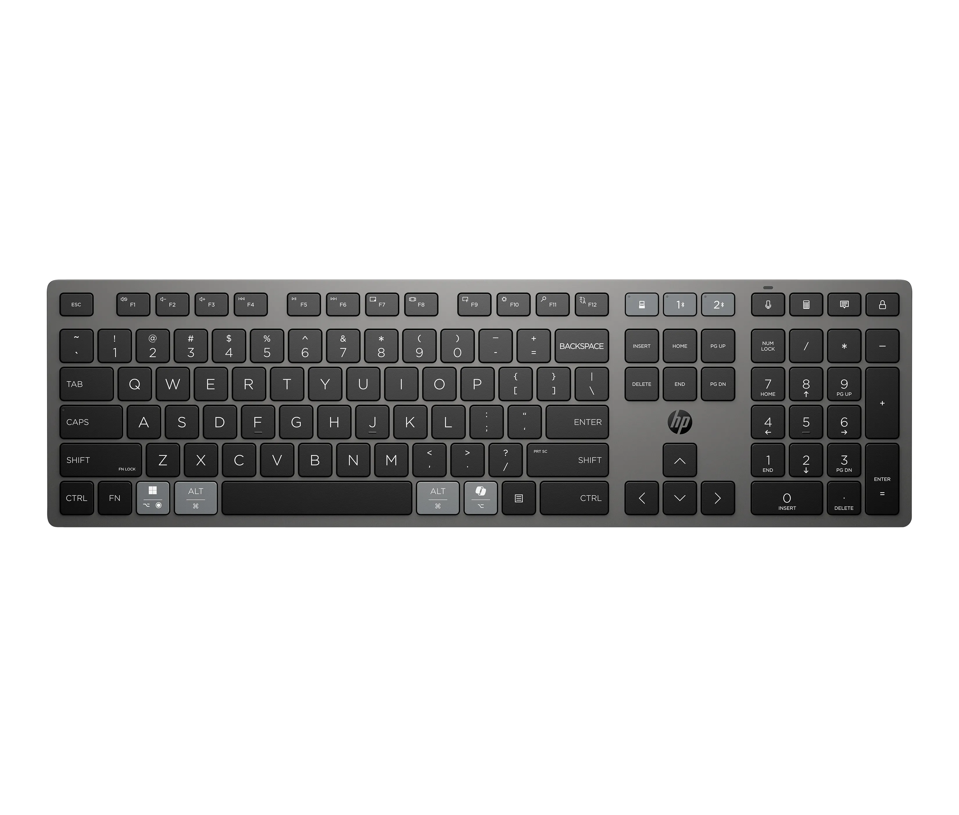 HP 725 Multi-Device Rechargeable Wireless Keyboard Smartbuy