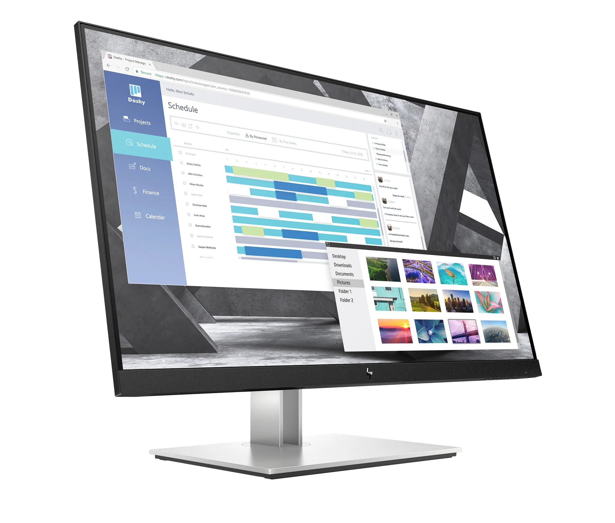 HP 27&quot; E-Series E27q G4, QHD, IPS -n&auml;ytt&ouml;
