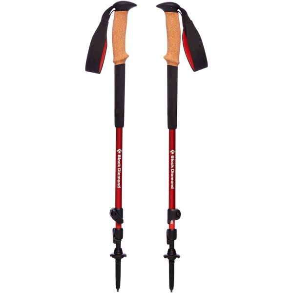 Black Diamond TRAIL CORK TREKKING POLES red - BD1125266006ALL1