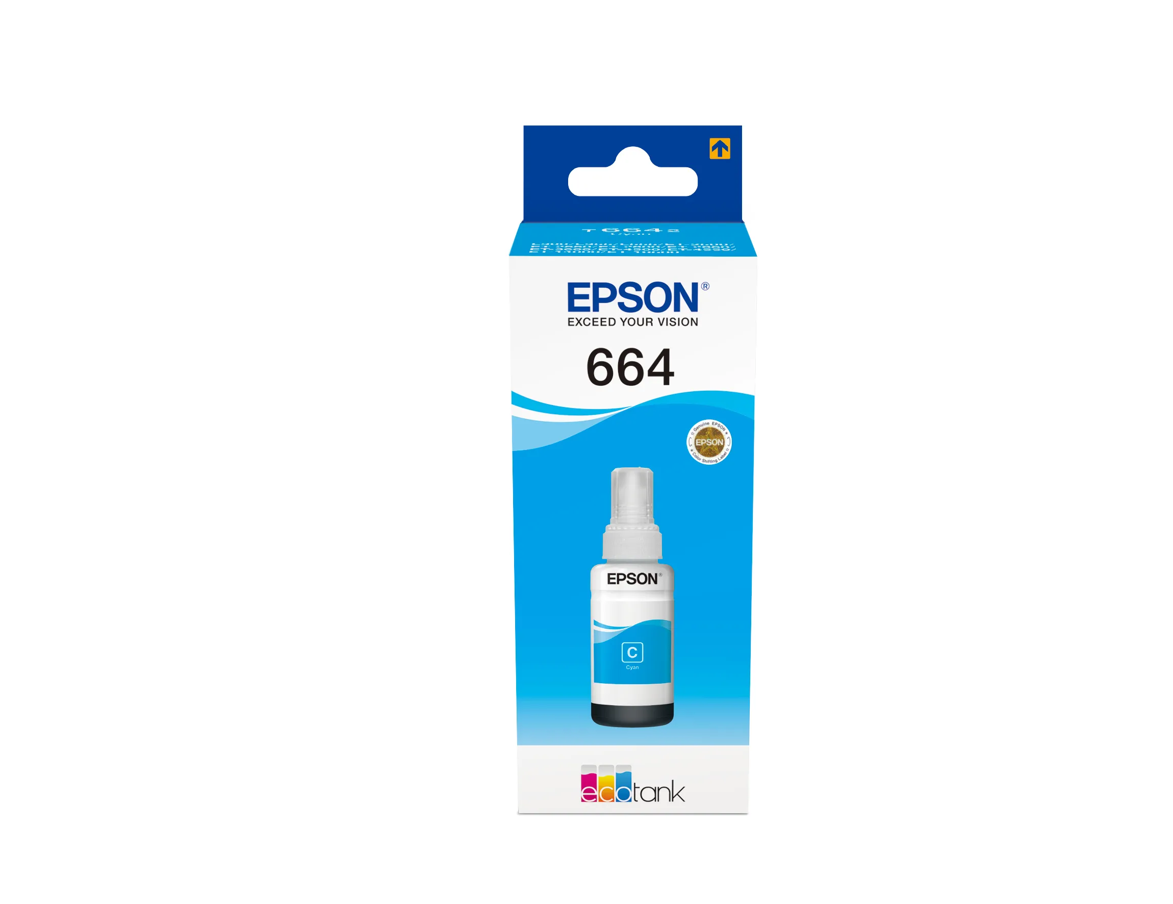 Epson T6642 ink bottle, 70 ml, Cyan