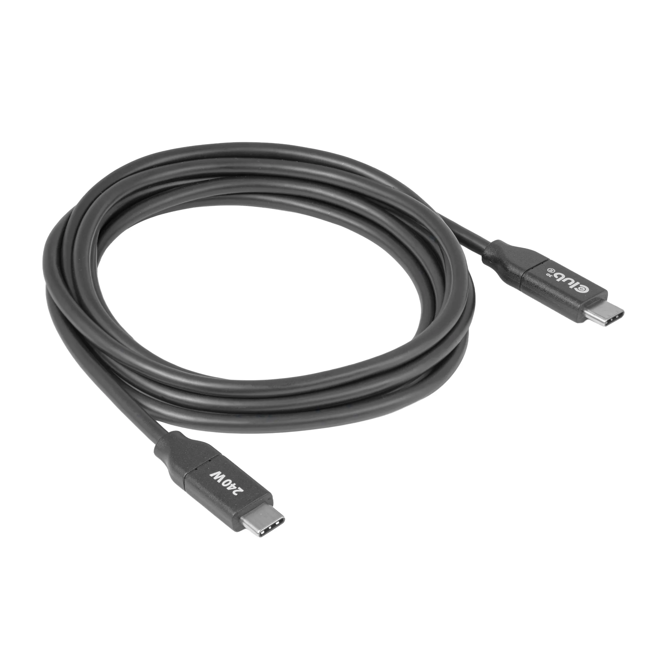 Club 3D CAC-2506 USB-C cable, 240W, 2 m, Black