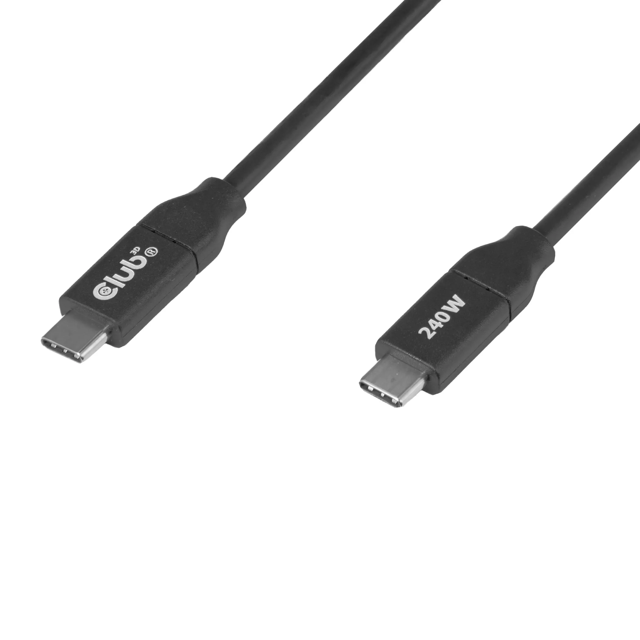 Club 3D CAC-2506 USB-C cable, 240W, 2 m, Black