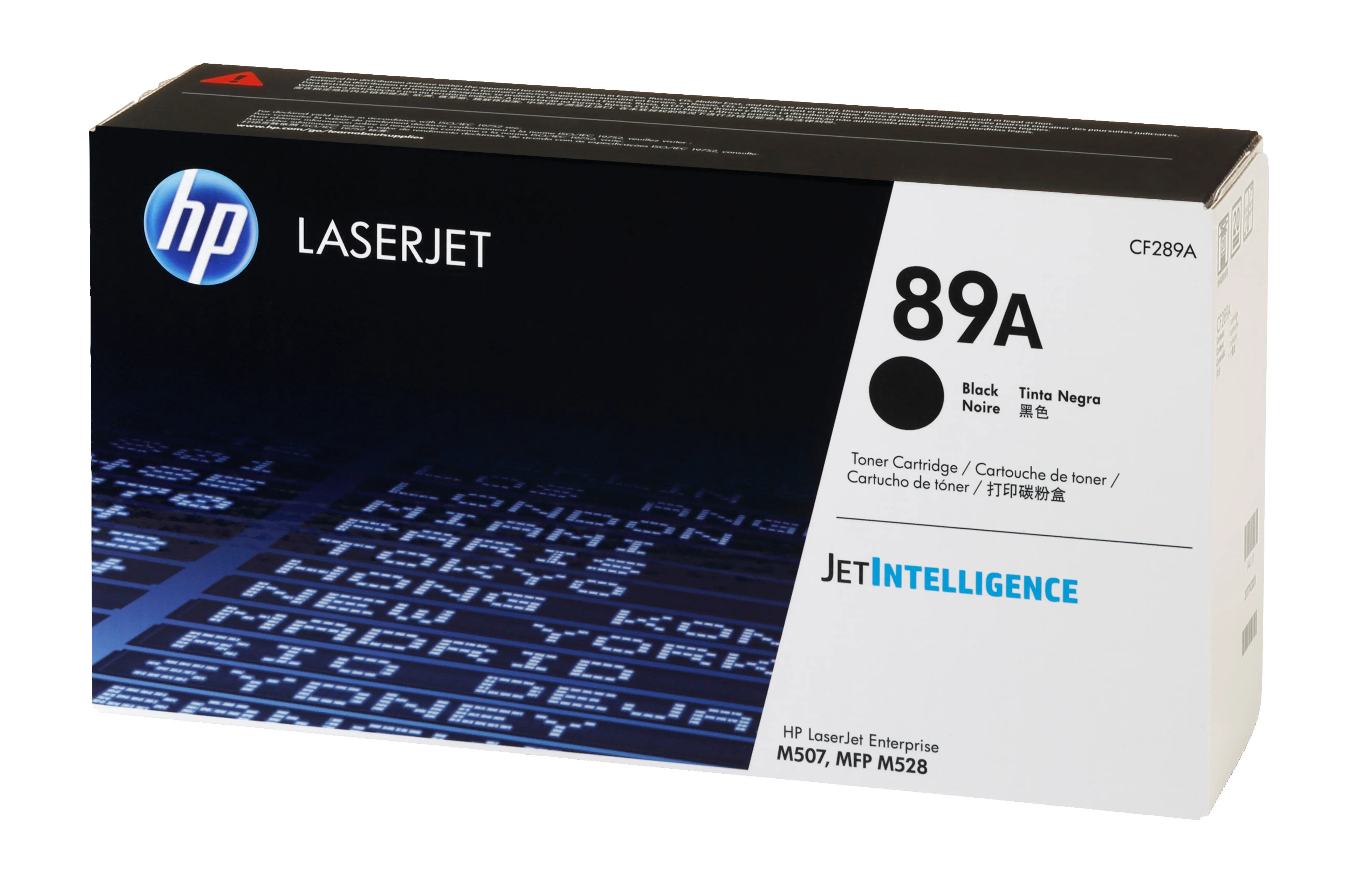 HP 89A - Musta - alkuperäinen - LaserJet - väriainekasetti (CF289A) malleihin LaserJet Enterprise M507, MFP M528, LaserJet Enterprise Flow MFP M528 HP 89A - Musta - alkuperäinen - LaserJet - väriainekasetti (CF289A) malleihin LaserJet Enterprise M507, MFP M528, LaserJet Enterprise Flow MFP M528