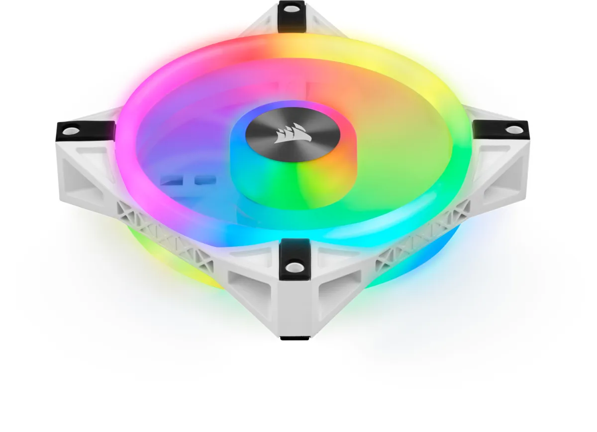 Corsair QL120 RGB, 120mm - case fan, white, 3pcs