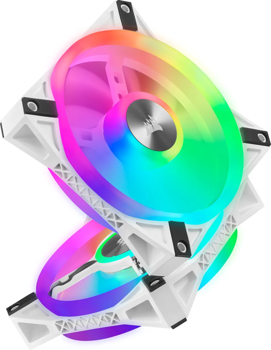 Corsair QL120 RGB, 120mm - case fan, white, 3pcs