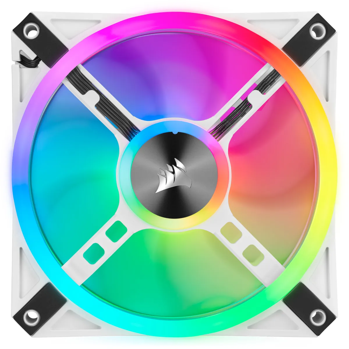 Corsair QL120 RGB, 120mm - case fan, white, 3pcs