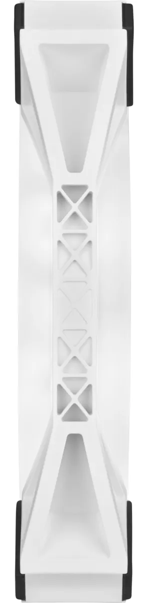 CORSAIR iCUE QL140 PWM RGB Fan Kit, Hydraulic Bearing, 140mm, 2-pack, White