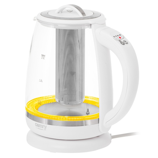Adler CAMRY CR 1290w kettle, 2.0L, 2200W, White