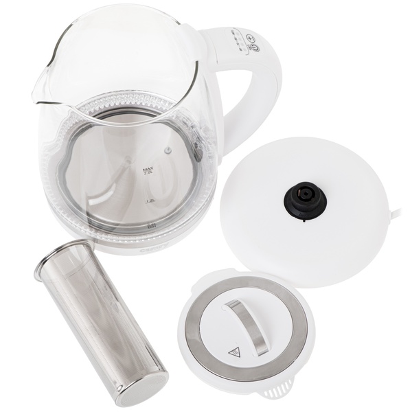 Adler CAMRY CR 1290w kettle, 2.0L, 2200W, White