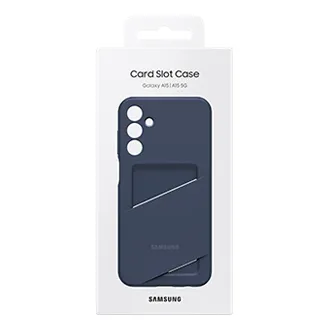 Samsung Galaxy A15 Card Slot Case, Black/Blue