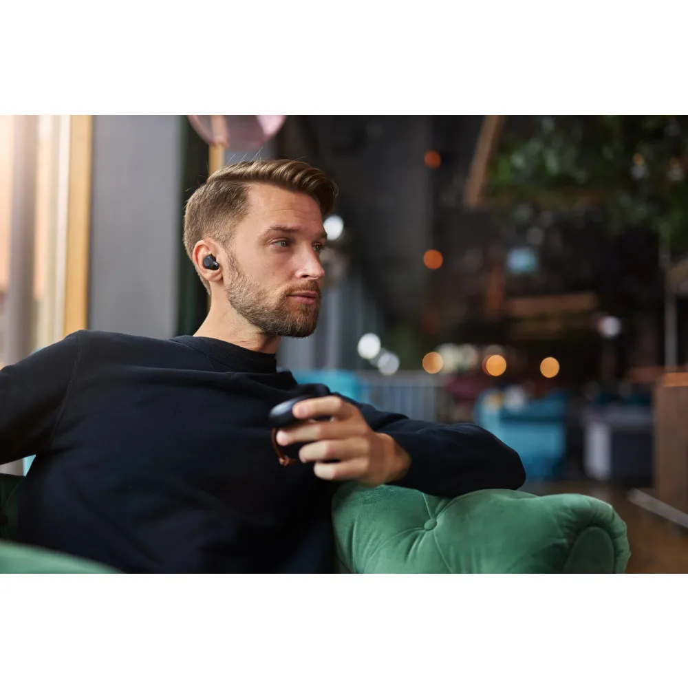 Sudio Fem -langattomat nappikuulokkeet, musta