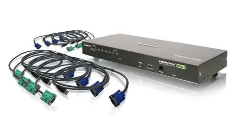 8-Port Combo VGA KVMP