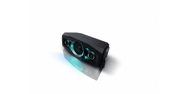 SONY GTKN1BT NEO-TANK 100W iPhone iPod MP3 USB BT NFC AM FM radio Multi color LED speaker