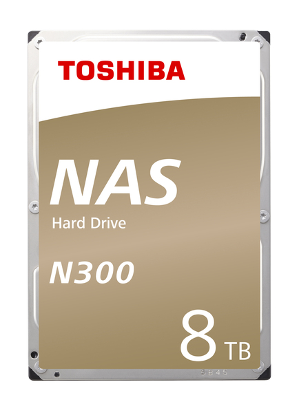 Toshiba 8TB N300, 3.5", SATA, 7200rpm, 128MB - HDD