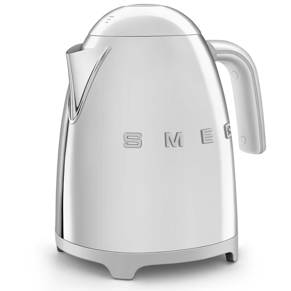 Smeg KLF03SSEU electric kettle, white/steel, 1.7L