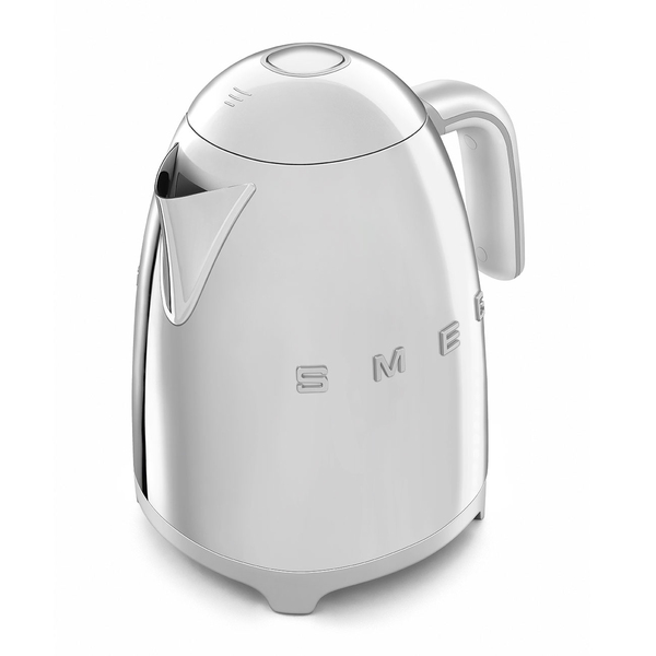 Smeg KLF03SSEU electric kettle, white/steel, 1.7L