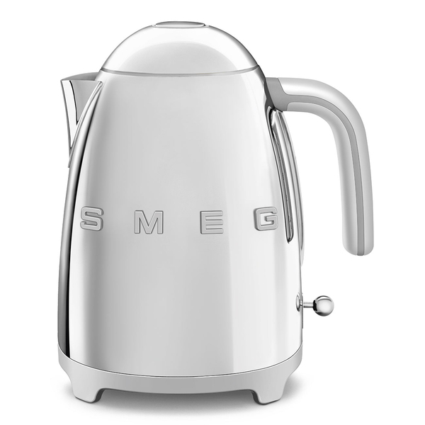 Smeg KLF03SSEU electric kettle, white/steel, 1.7L