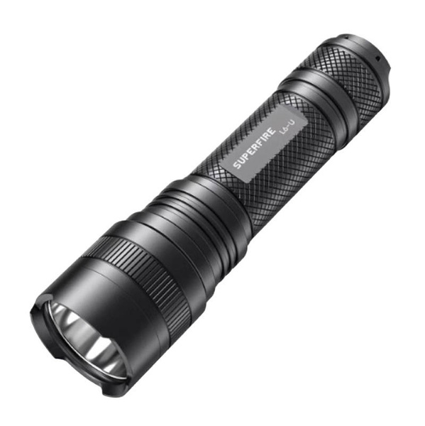 SUPERFIRE L6-U LED, 3700 mAh, 1480 lm, Flashlight