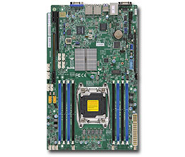 SUPERMICRO X10SRW-F - Emolevy - LGA2011-v3 pistoke - C612 - USB 3.0 - 2 x Gigabit LAN - onboard graphics