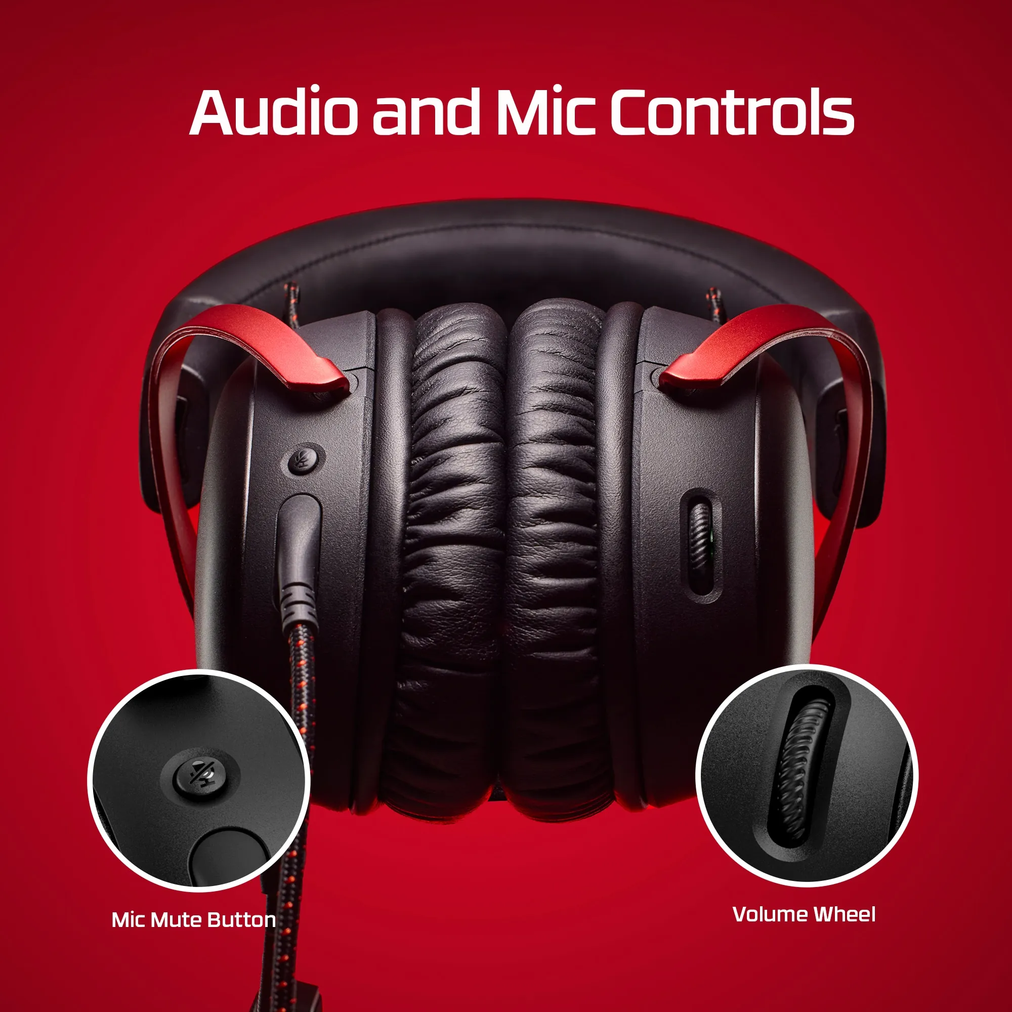 HyperX Cloud III - gaming headset, black/red