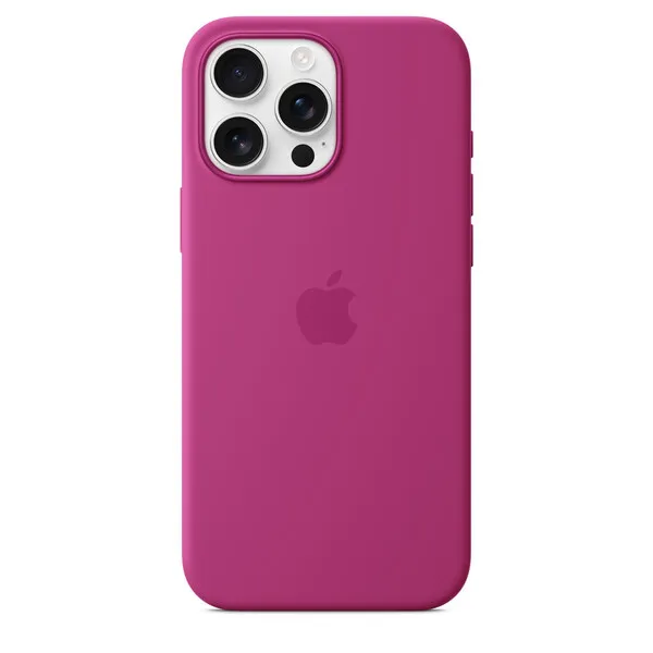 Apple iPhone 16 Pro Max, MagSafe -silikonikuori, Fuksia