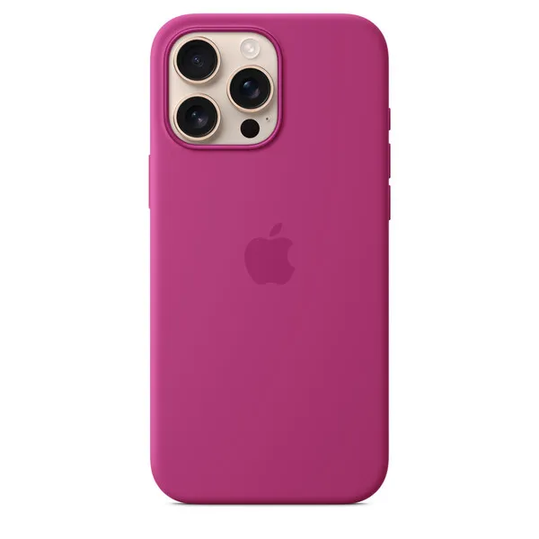Apple iPhone 16 Pro Max, MagSafe -silikonikuori, Fuksia