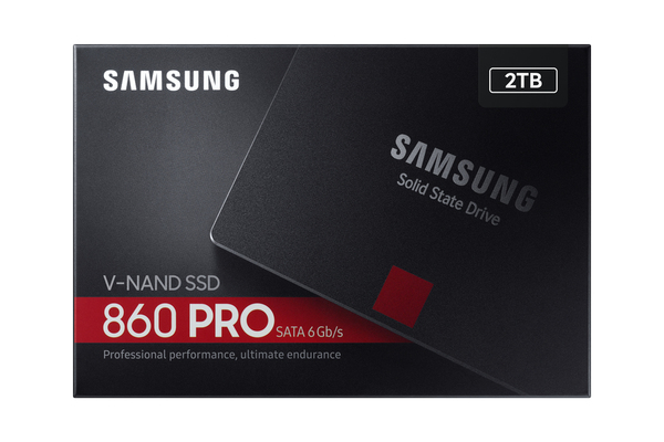 Samsung 2TB 860 PRO, 2.5&quot;, V-NAND, SATA III, 560/530 MB/s -SSD-levy