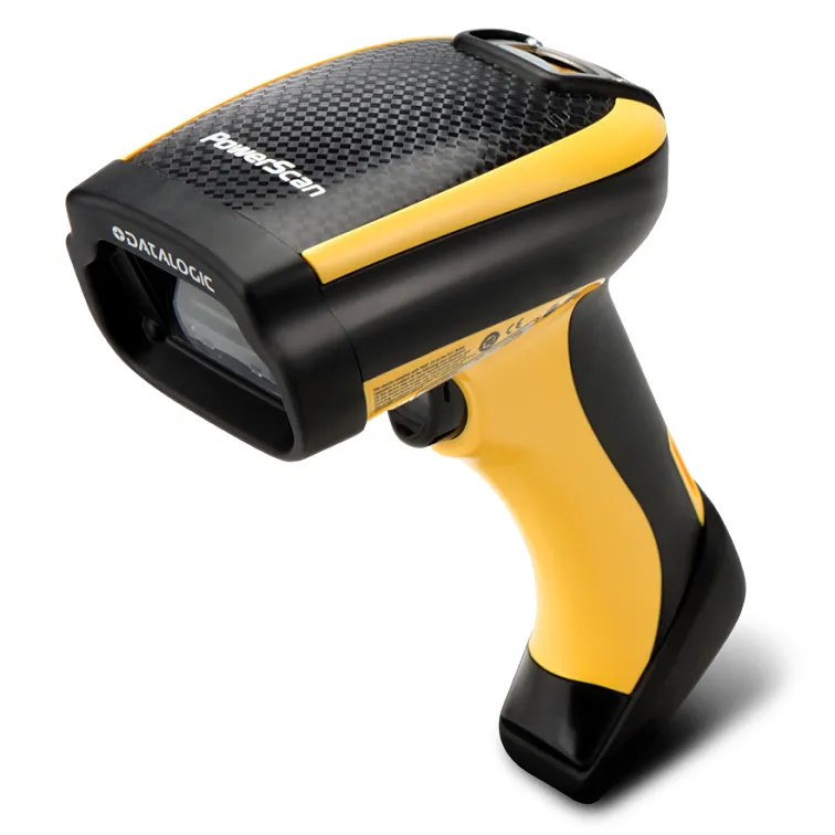 Datalogic PowerScan D9100, USB, Industriell, inkl kabelsats, gul