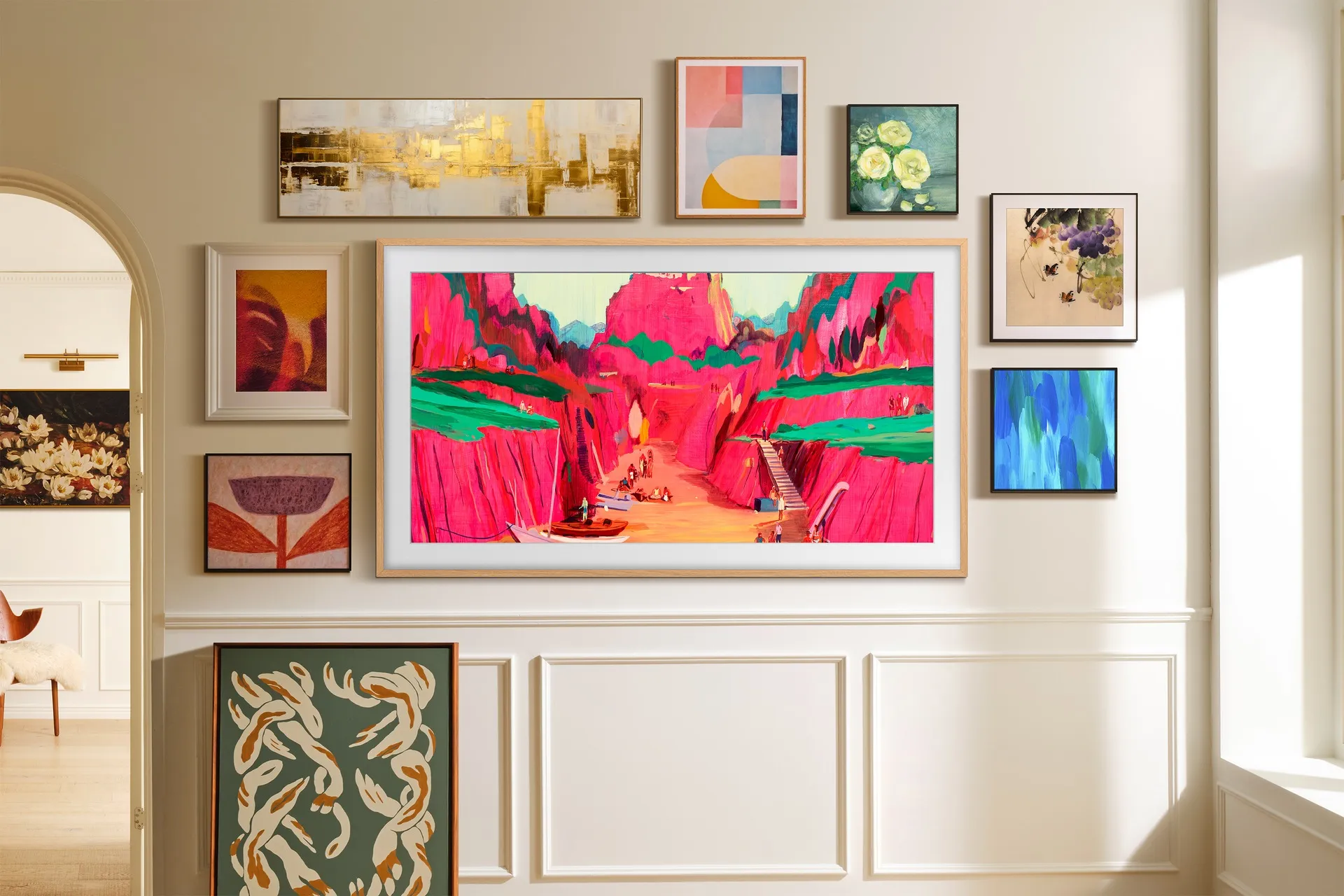 Samsung The Frame Pro 75" 4K Neo QLED Tizen TV, 144 Hz, HDR10+ Samsung The Frame Pro 75" 4K Neo QLED Tizen TV, 144 Hz, HDR10+