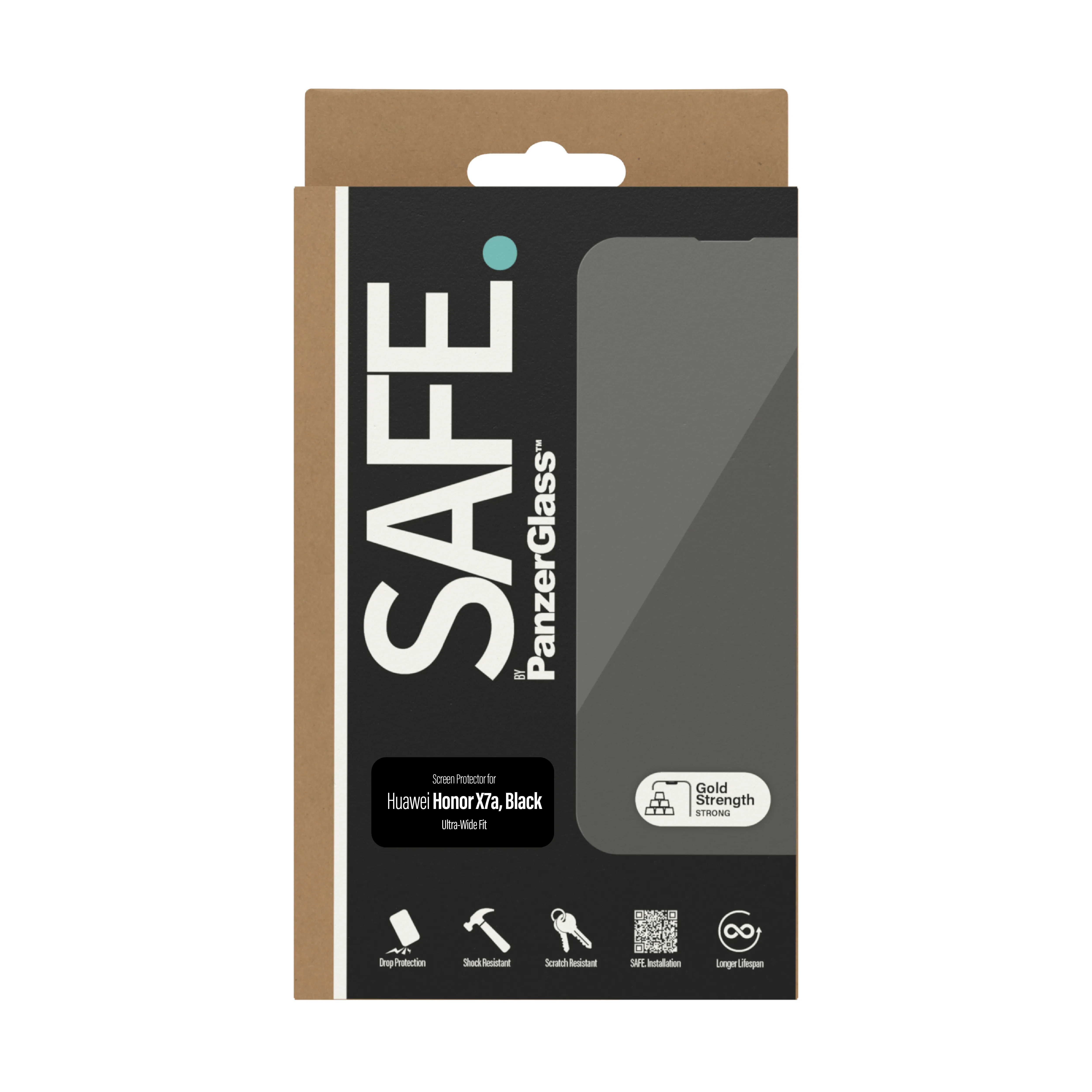 PanzerGlass SAFE Ultra-Wide Fit, Honor X7a -panssarilasi