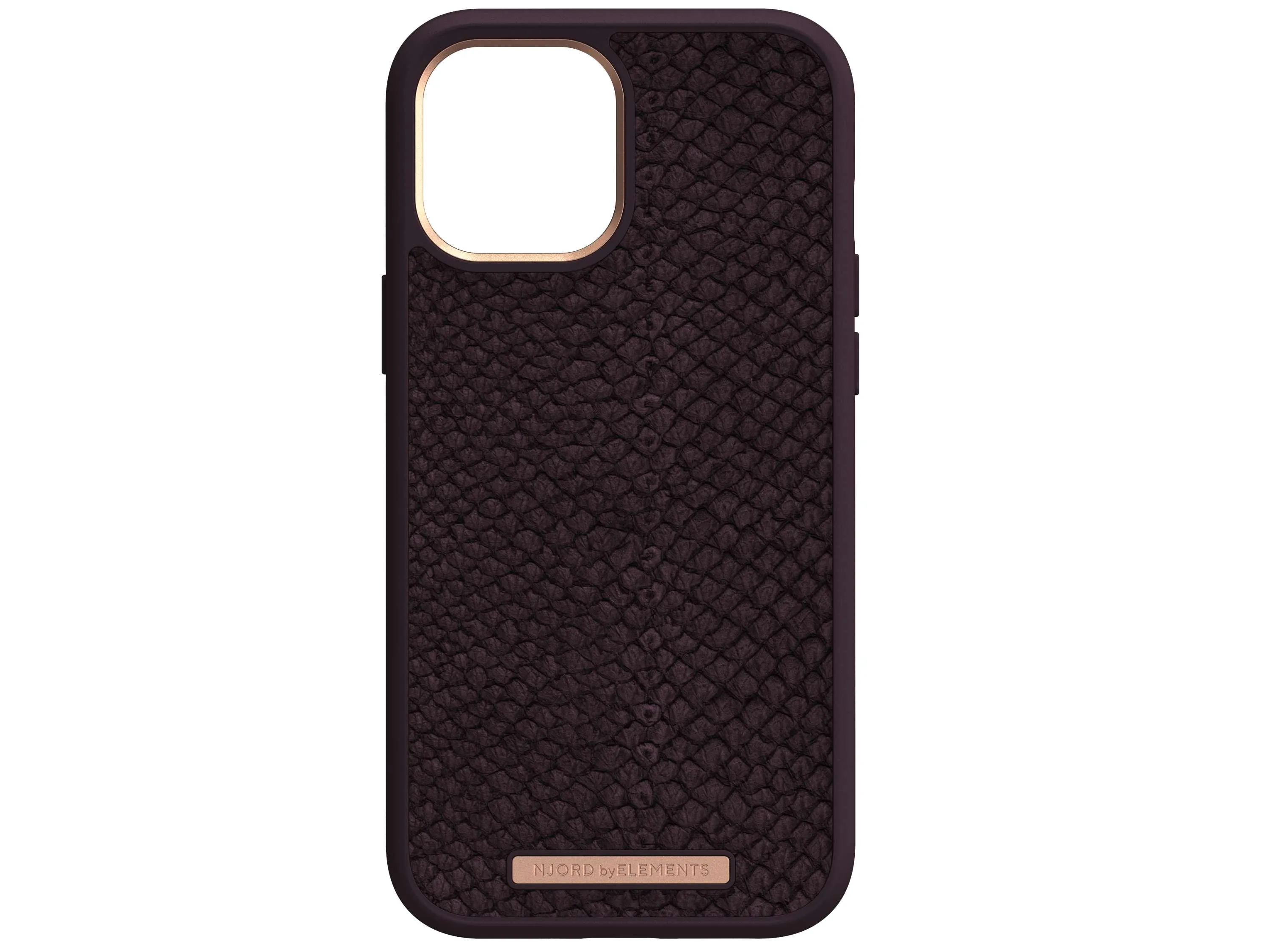 ELEMENTS Salmon Leather Case iPhone 12 Pro Max Purple