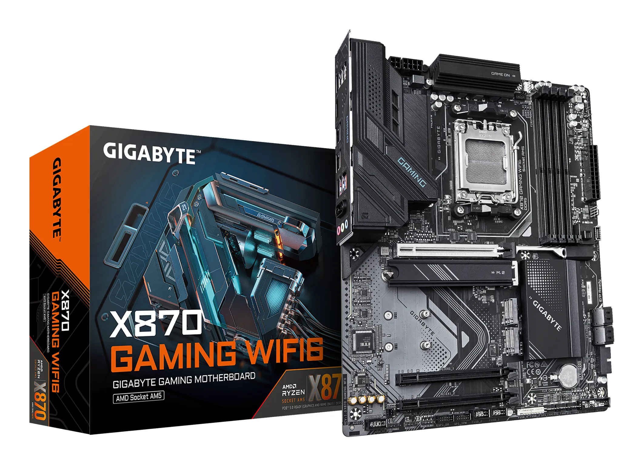 Gigabyte X870 Gaming WiFi6 AM5 ATX - moderkort