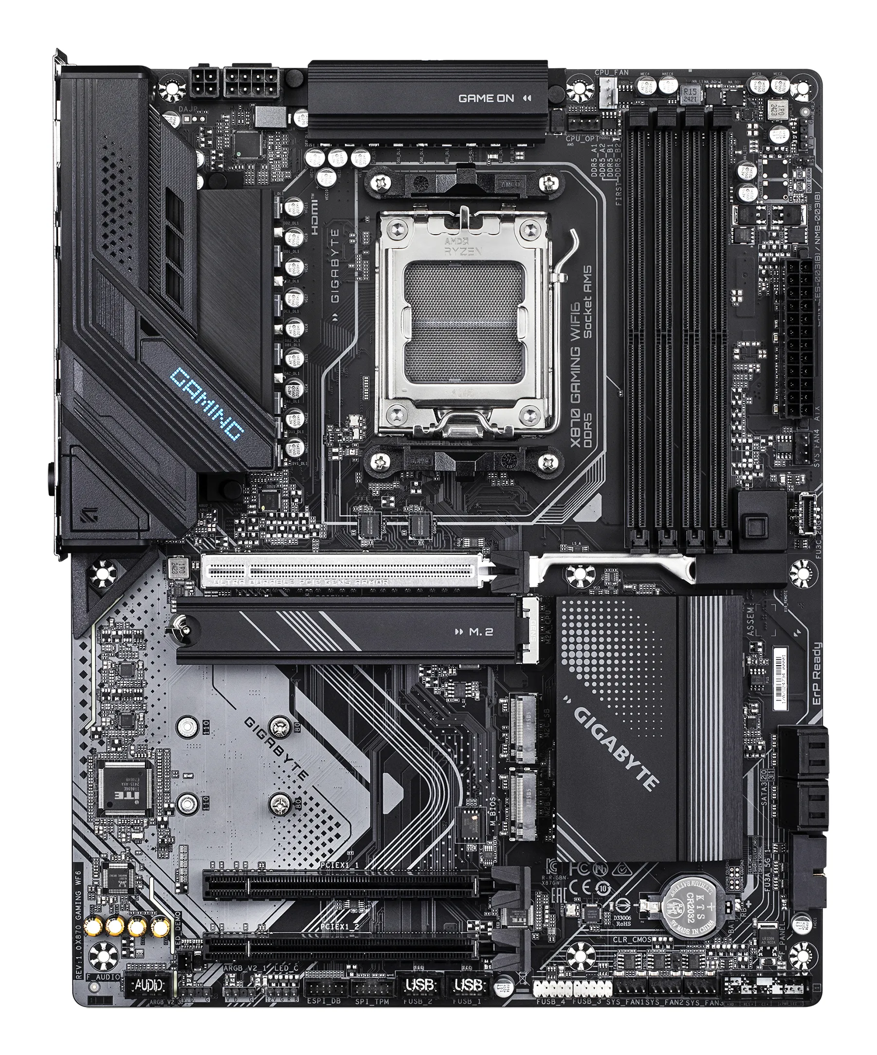 Gigabyte X870 Gaming WiFi6 AM5 ATX - moderkort