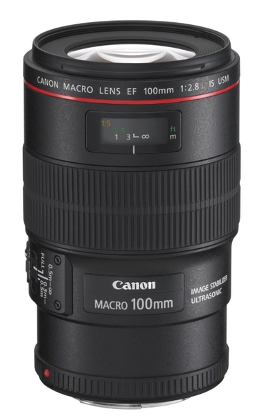 Canon, lens EF 100mm 2,8 macro IS USM