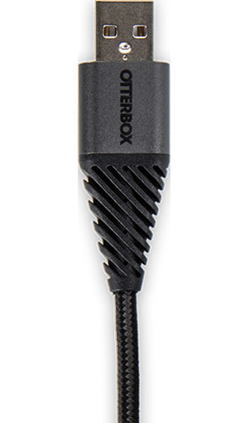 OtterBox USB A - Lightning - kabel, 3 m, Svart