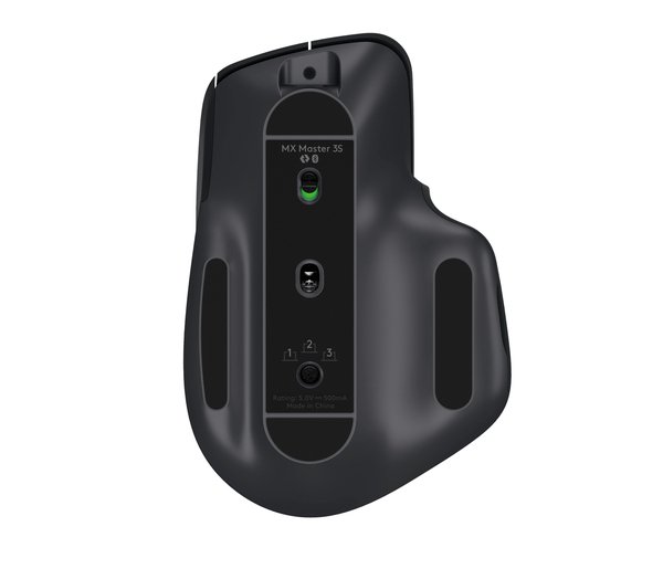 Logitech MX Master 3S - tr&aring;dl&ouml;s mus, grafit