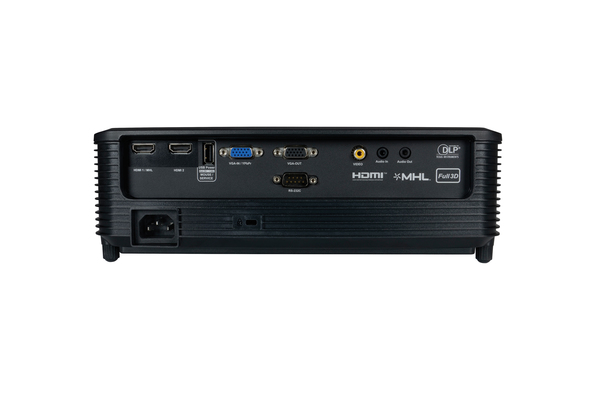 Optoma W340 - DLP-projektori - 3D - 3400 ANSI lumenia - WXGA (1280 x 800) - 16:10 - HD 720p