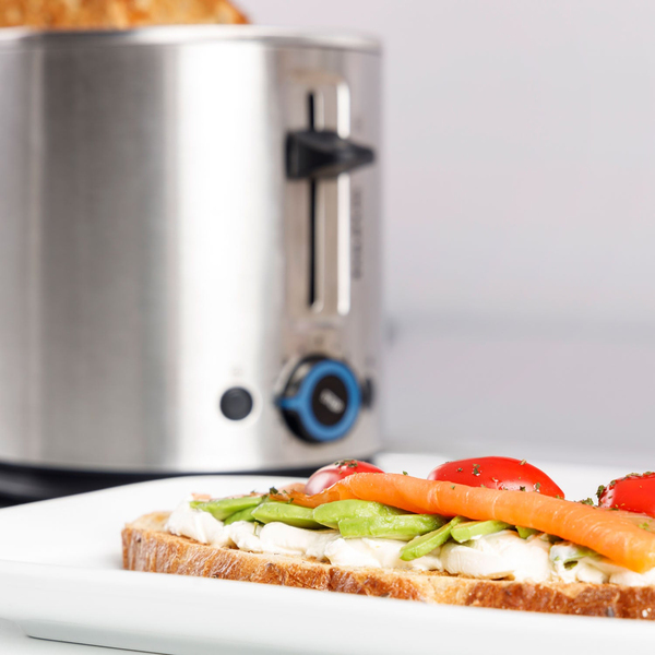 Taurus Mytoast Duplo Long -leiv&auml;npaahdin, ruostumaton ter&auml;s, 2 viipaletta