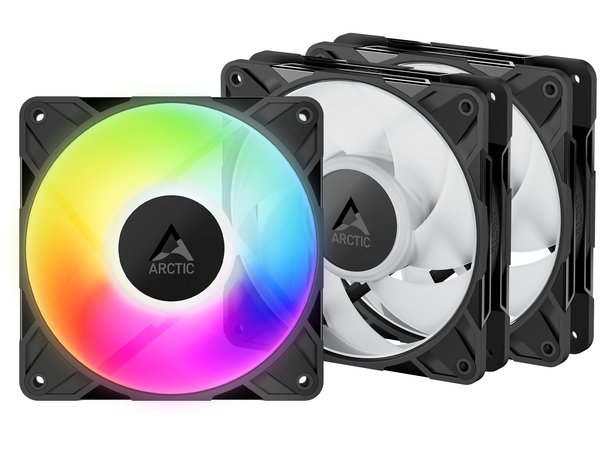 Arctic P12 Pro A-RBG 120mm - case fan, Black, 3 pcs