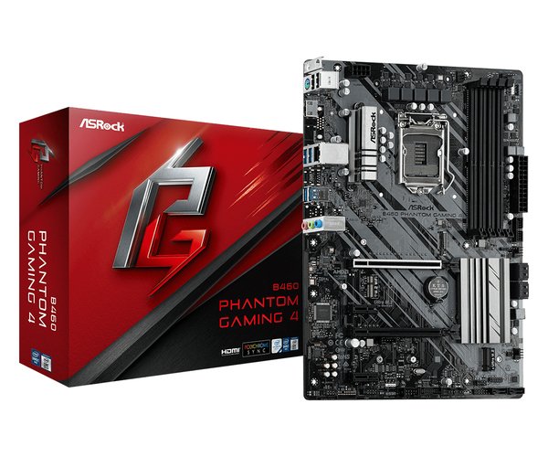 ASRock B460 Phantom Gaming 4 ATX - moderkort