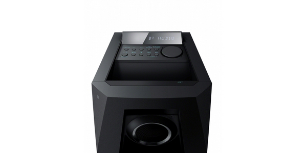 SONY GTKN1BT NEO-TANK 100W iPhone iPod MP3 USB BT NFC AM FM radio Multi color LED speaker