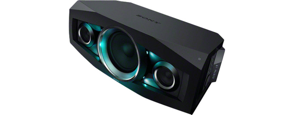 SONY GTKN1BT NEO-TANK 100W iPhone iPod MP3 USB BT NFC AM FM radio Multi color LED speaker