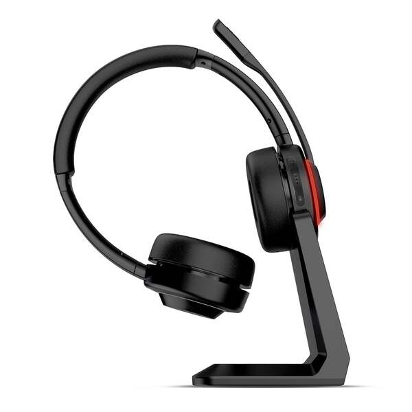 MIXX HB20S tr&aring;dl&ouml;s headset + laddst&auml;llning, svart