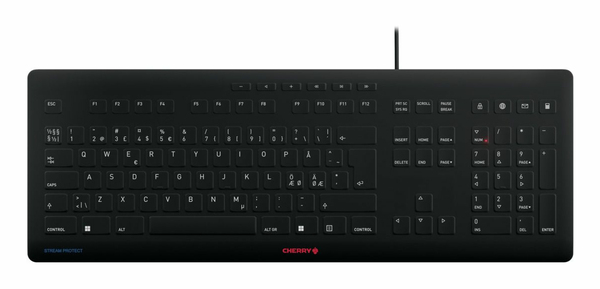 Cherry Stream Protect - keyboard, Black