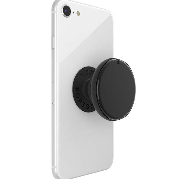POPSOCKETS Mirror Black Gloss Avtagbart Grip med St&auml;llfunktion LUXE PopMirror