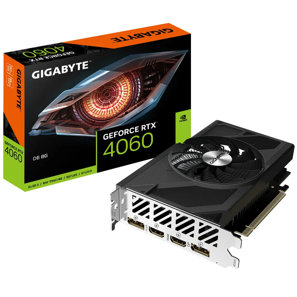Gigabyte GeForce RTX 4060 D6 8GB - Graphics card