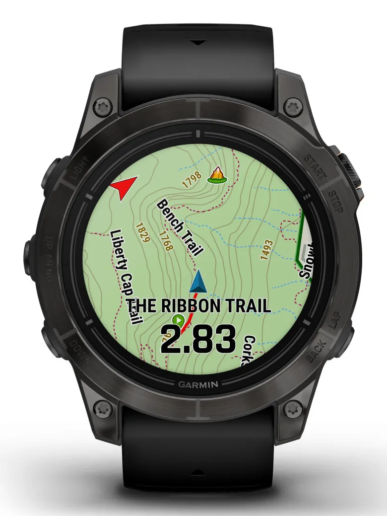 Garmin epix Pro (Gen 2) Sapphire Edition 47mm AMOLED -urheilukello, musta