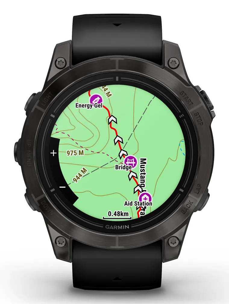 Garmin epix Pro (Gen 2) Sapphire Edition 47mm AMOLED -urheilukello, musta